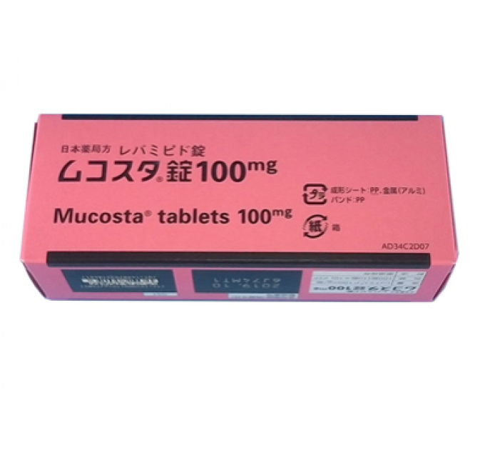 Мукоста (Mucosta) 100 таблеток