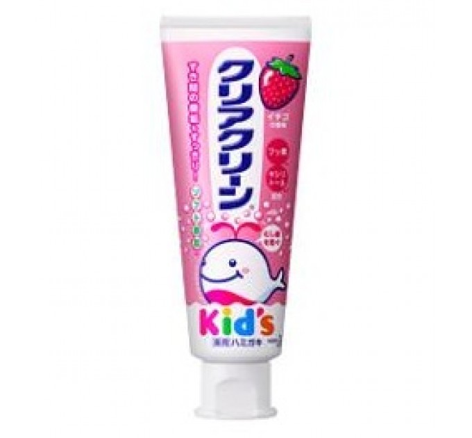 Детская зубная паста со вкусом клубники Clear Clean Kid's КAO 70 гр.