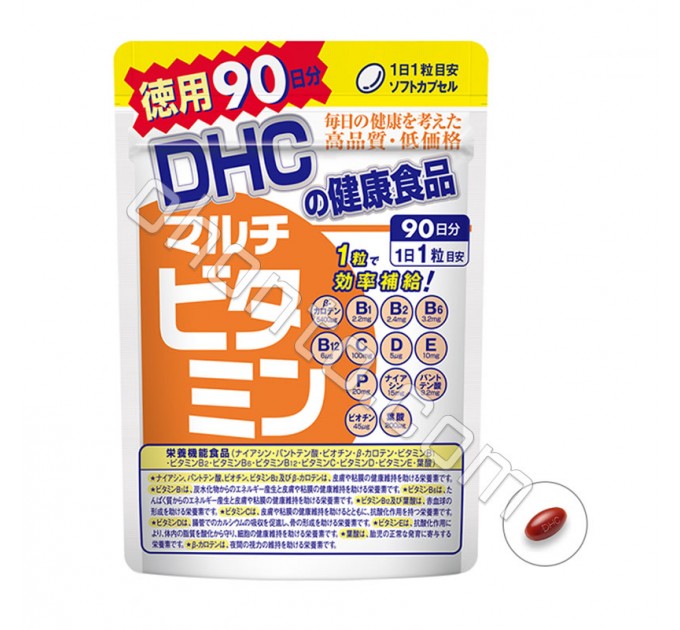DHC Мультивитаминный комплекс из 13 витаминов на 90 дней