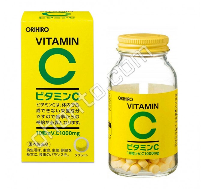 Orihiro натуральный легкоусваиваемый витамин С из томорокси, на 30 дней