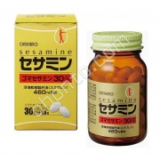 ORIHIRO Сквален и масло кунжута для омоложения и оздоровления организма (60 шт на 30 дней)