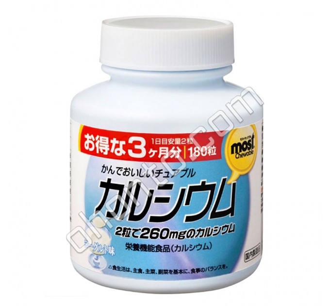Orihiro MOST Кальций и витамин D, на 90 дней