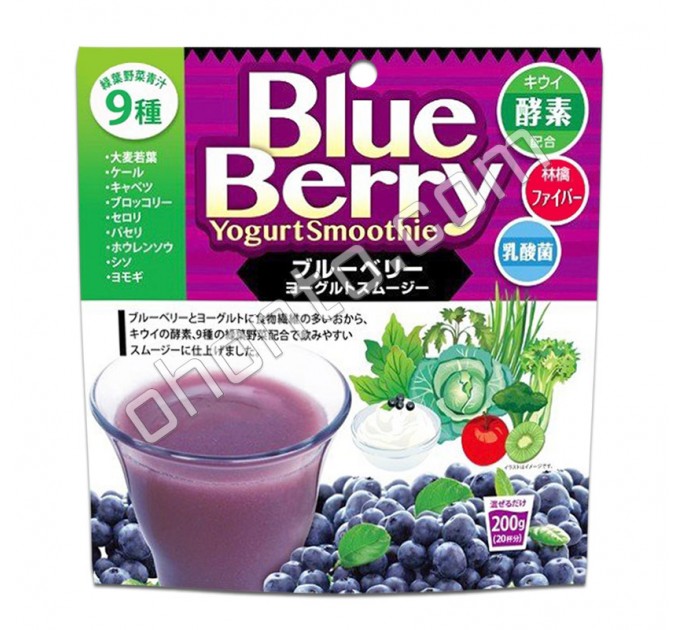 Unimat Riken BlueBerry диетический Коктейль-смузи с ягодами голубики и овощами для красоты вашего тела и здоровья