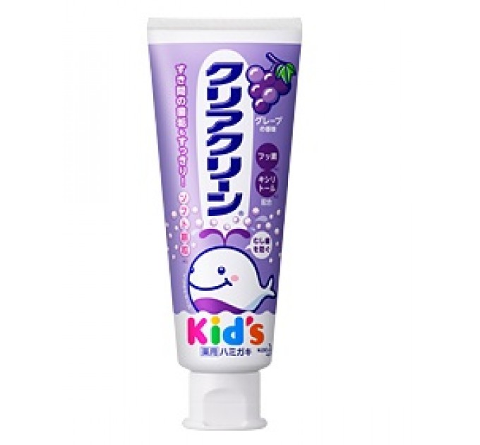 Детская зубная паста со вкусом винограда Clear Clean Kid's КAO 70 гр.